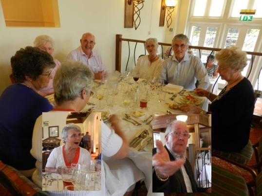 11 Happy diners at Littlecote